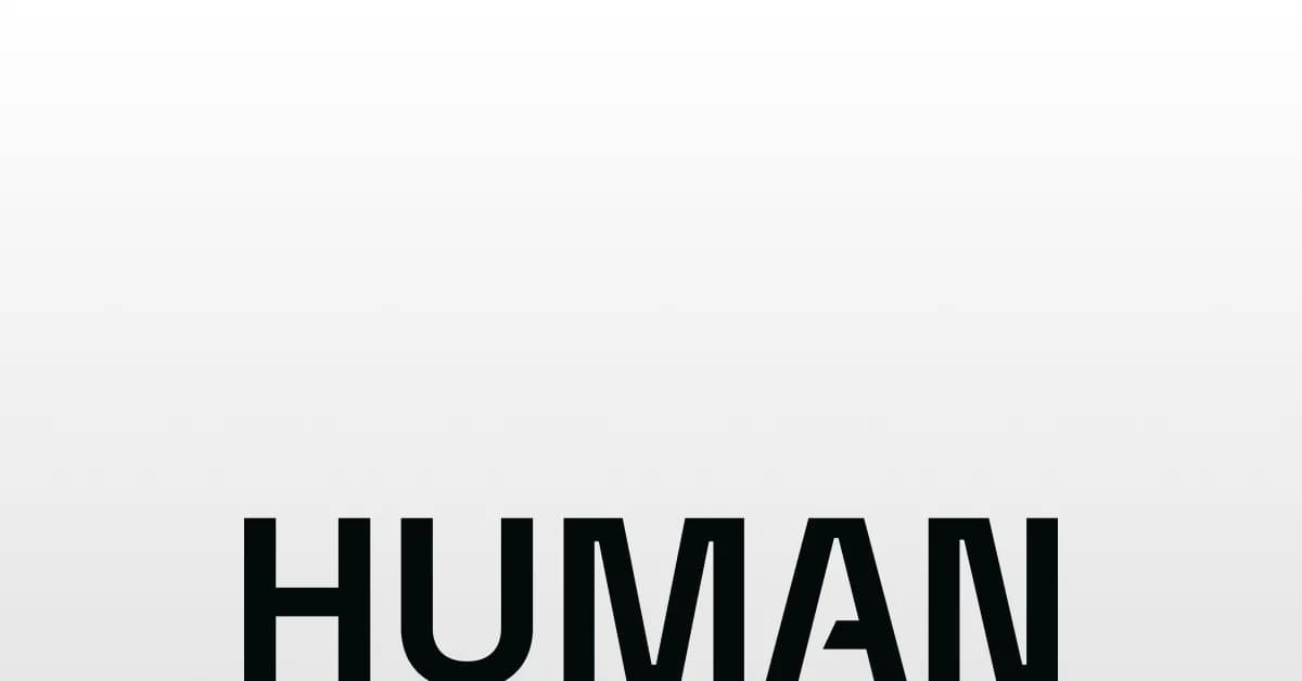 Human wordmark in black on white